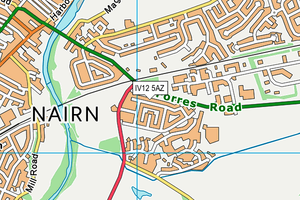 IV12 5AZ map - OS VectorMap District (Ordnance Survey) IV12 5AZ map - OS VectorMap District (Ordnance Survey)