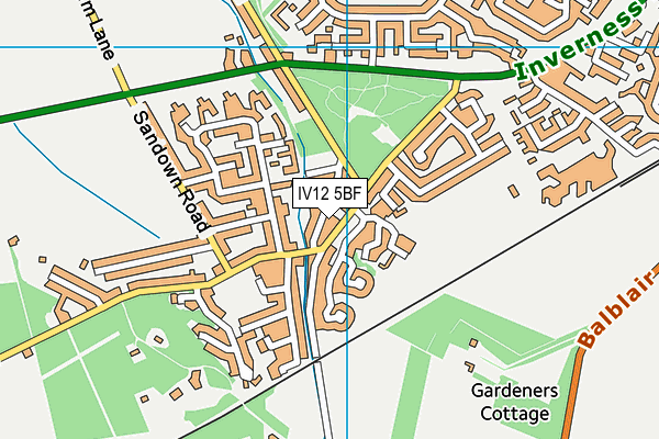 IV12 5BF map - OS VectorMap District (Ordnance Survey) IV12 5BF map - OS VectorMap District (Ordnance Survey)