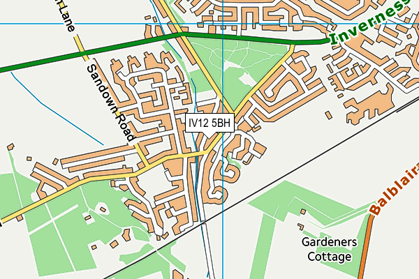 IV12 5BH map - OS VectorMap District (Ordnance Survey) IV12 5BH map - OS VectorMap District (Ordnance Survey)