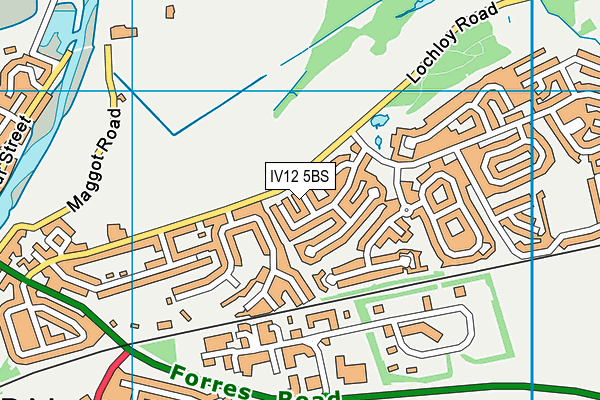 IV12 5BS map - OS VectorMap District (Ordnance Survey) IV12 5BS map - OS VectorMap District (Ordnance Survey)