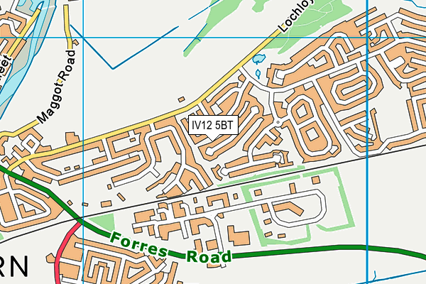 IV12 5BT map - OS VectorMap District (Ordnance Survey) IV12 5BT map - OS VectorMap District (Ordnance Survey)