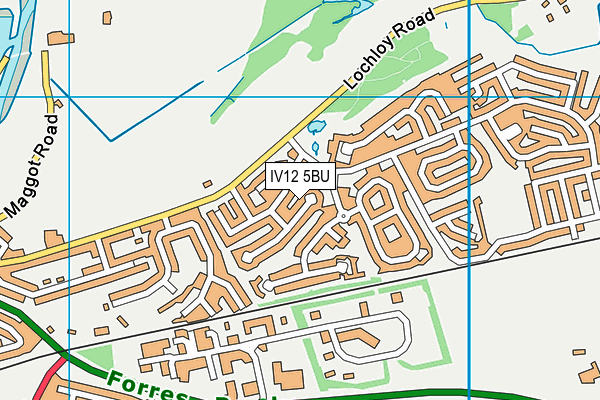 IV12 5BU map - OS VectorMap District (Ordnance Survey) IV12 5BU map - OS VectorMap District (Ordnance Survey)