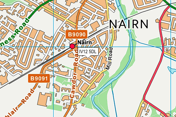 IV12 5DL map - OS VectorMap District (Ordnance Survey) IV12 5DL map - OS VectorMap District (Ordnance Survey)