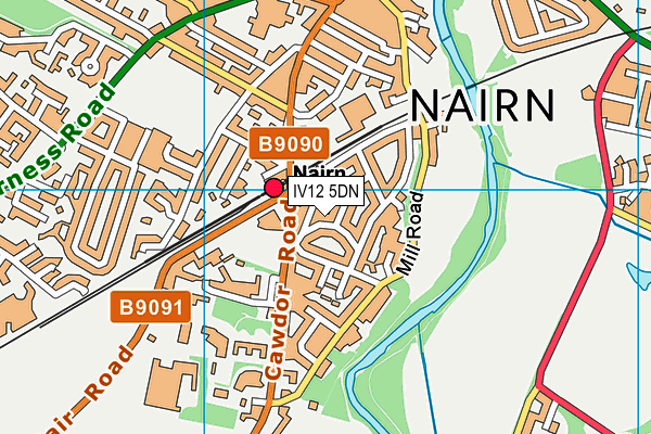 IV12 5DN map - OS VectorMap District (Ordnance Survey) IV12 5DN map - OS VectorMap District (Ordnance Survey)