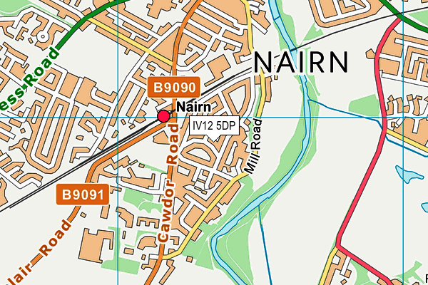 IV12 5DP map - OS VectorMap District (Ordnance Survey) IV12 5DP map - OS VectorMap District (Ordnance Survey)