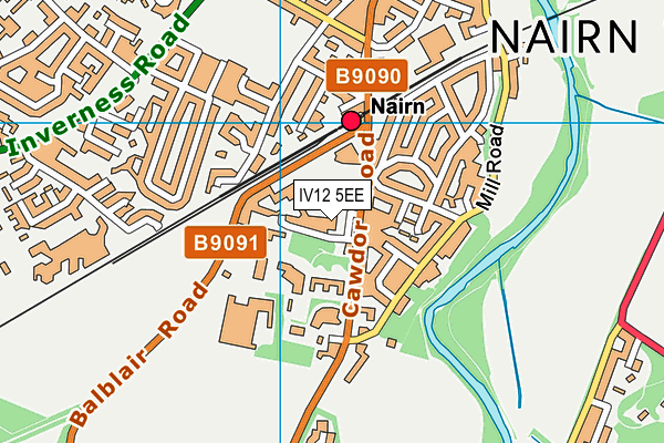 IV12 5EE map - OS VectorMap District (Ordnance Survey) IV12 5EE map - OS VectorMap District (Ordnance Survey)