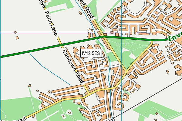 IV12 5ES map - OS VectorMap District (Ordnance Survey) IV12 5ES map - OS VectorMap District (Ordnance Survey)