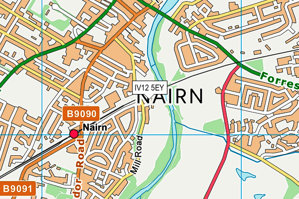 IV12 5EY map - OS VectorMap District (Ordnance Survey) IV12 5EY map - OS VectorMap District (Ordnance Survey)