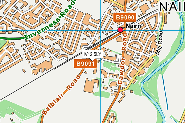 IV12 5LY map - OS VectorMap District (Ordnance Survey) IV12 5LY map - OS VectorMap District (Ordnance Survey)