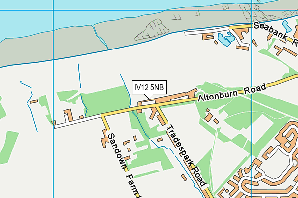 IV12 5NB map - OS VectorMap District (Ordnance Survey)