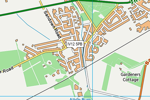 IV12 5PB map - OS VectorMap District (Ordnance Survey) IV12 5PB map - OS VectorMap District (Ordnance Survey)