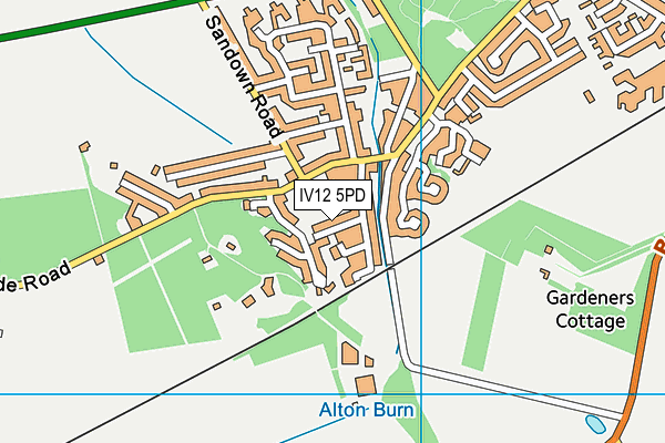 IV12 5PD map - OS VectorMap District (Ordnance Survey) IV12 5PD map - OS VectorMap District (Ordnance Survey)