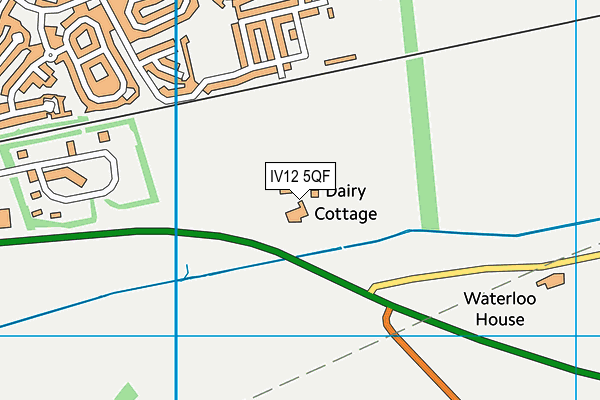 IV12 5QF map - OS VectorMap District (Ordnance Survey) IV12 5QF map - OS VectorMap District (Ordnance Survey)