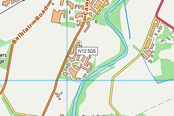 IV12 5QS map - OS VectorMap District (Ordnance Survey) IV12 5QS map - OS VectorMap District (Ordnance Survey)