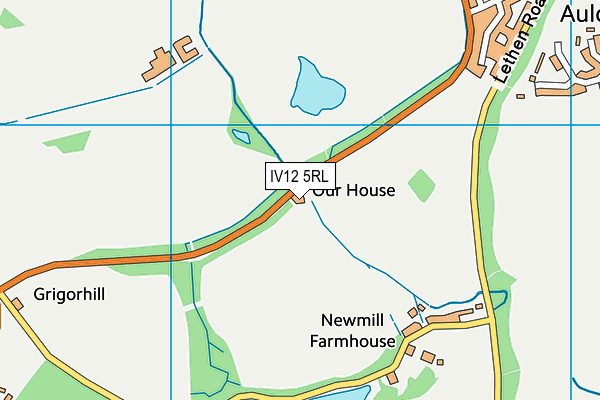 IV12 5RL map - OS VectorMap District (Ordnance Survey) IV12 5RL map - OS VectorMap District (Ordnance Survey)