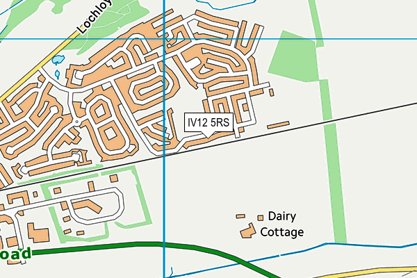 IV12 5RS map - OS VectorMap District (Ordnance Survey) IV12 5RS map - OS VectorMap District (Ordnance Survey)