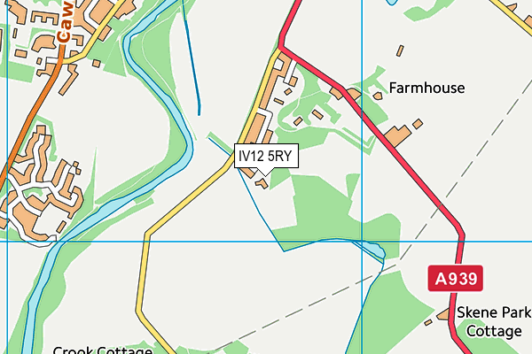 IV12 5RY map - OS VectorMap District (Ordnance Survey) IV12 5RY map - OS VectorMap District (Ordnance Survey)
