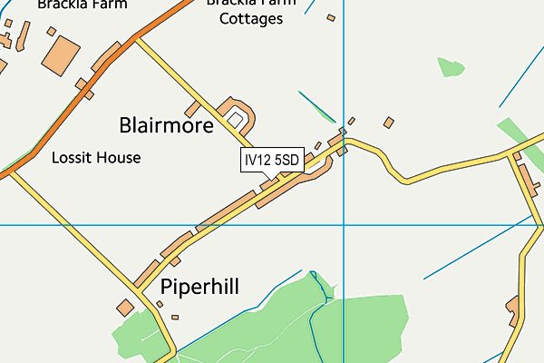 IV12 5SD map - OS VectorMap District (Ordnance Survey) IV12 5SD map - OS VectorMap District (Ordnance Survey)