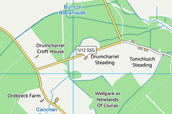IV12 5SG map - OS VectorMap District (Ordnance Survey) IV12 5SG map - OS VectorMap District (Ordnance Survey)