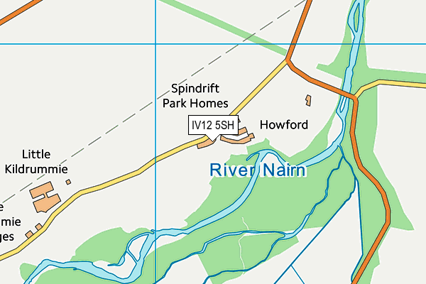IV12 5SH map - OS VectorMap District (Ordnance Survey) IV12 5SH map - OS VectorMap District (Ordnance Survey)