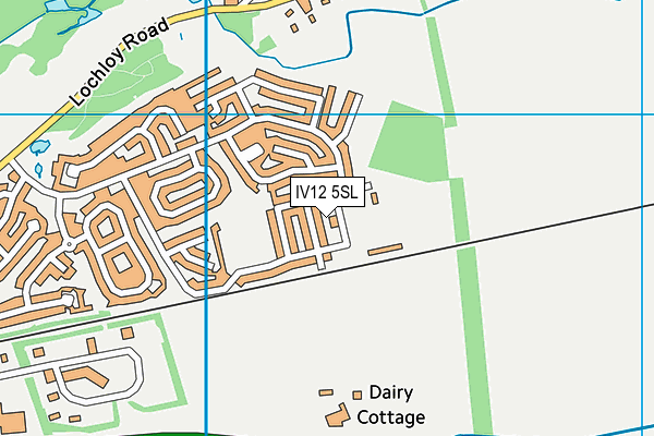 IV12 5SL map - OS VectorMap District (Ordnance Survey) IV12 5SL map - OS VectorMap District (Ordnance Survey)