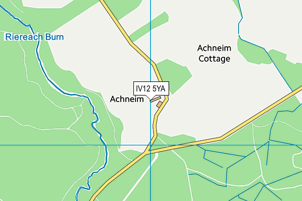 IV12 5YA map - OS VectorMap District (Ordnance Survey) IV12 5YA map - OS VectorMap District (Ordnance Survey)