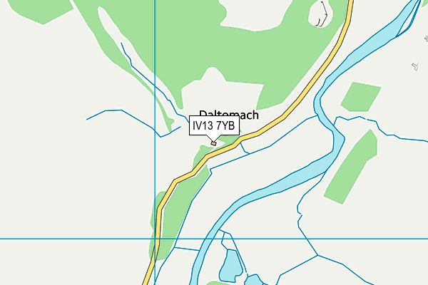 IV13 7YB map - OS VectorMap District (Ordnance Survey) IV13 7YB map - OS VectorMap District (Ordnance Survey)