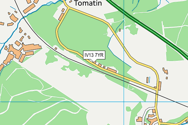 IV13 7YR map - OS VectorMap District (Ordnance Survey) IV13 7YR map - OS VectorMap District (Ordnance Survey)