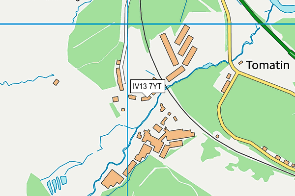 IV13 7YT map - OS VectorMap District (Ordnance Survey) IV13 7YT map - OS VectorMap District (Ordnance Survey)