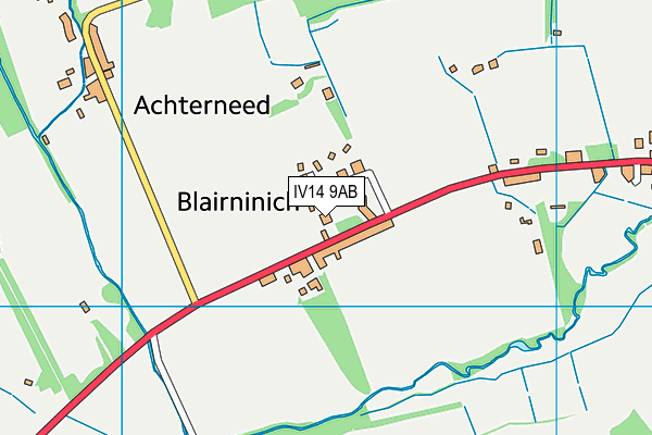 IV14 9AB map - OS VectorMap District (Ordnance Survey) IV14 9AB map - OS VectorMap District (Ordnance Survey)