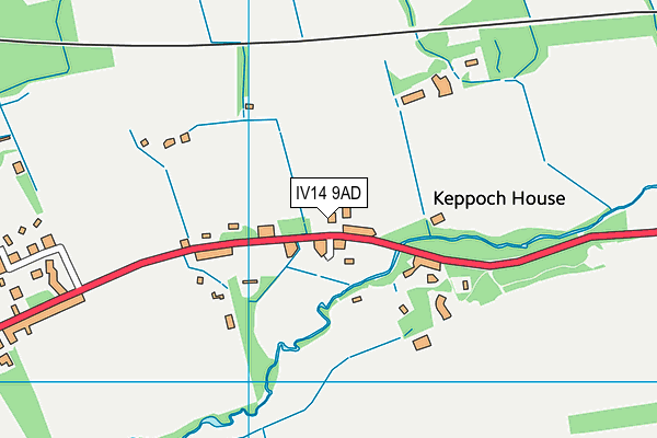 IV14 9AD map - OS VectorMap District (Ordnance Survey) IV14 9AD map - OS VectorMap District (Ordnance Survey)