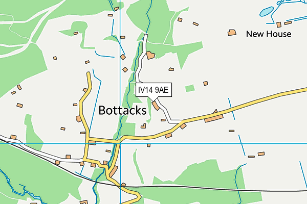 IV14 9AE map - OS VectorMap District (Ordnance Survey) IV14 9AE map - OS VectorMap District (Ordnance Survey)