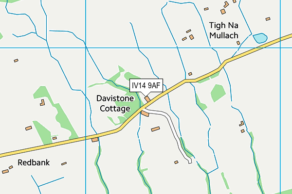 IV14 9AF map - OS VectorMap District (Ordnance Survey) IV14 9AF map - OS VectorMap District (Ordnance Survey)