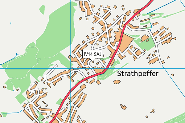 IV14 9AJ map - OS VectorMap District (Ordnance Survey) IV14 9AJ map - OS VectorMap District (Ordnance Survey)
