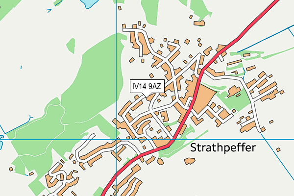 IV14 9AZ map - OS VectorMap District (Ordnance Survey) IV14 9AZ map - OS VectorMap District (Ordnance Survey)