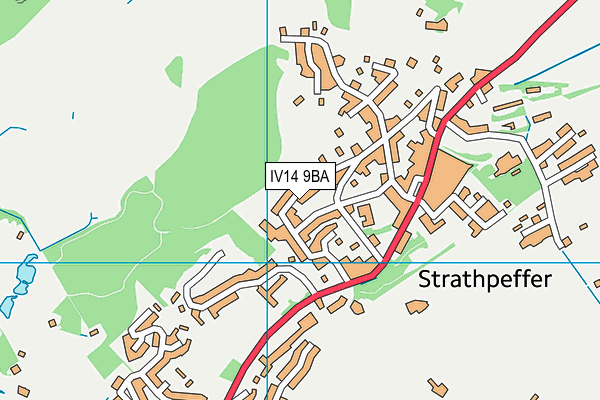 IV14 9BA map - OS VectorMap District (Ordnance Survey) IV14 9BA map - OS VectorMap District (Ordnance Survey)