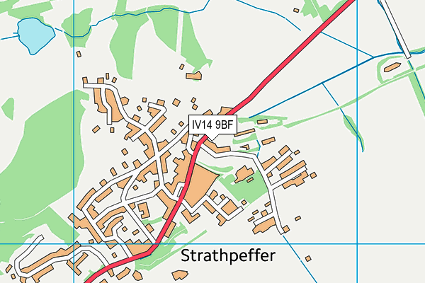 IV14 9BF map - OS VectorMap District (Ordnance Survey) IV14 9BF map - OS VectorMap District (Ordnance Survey)