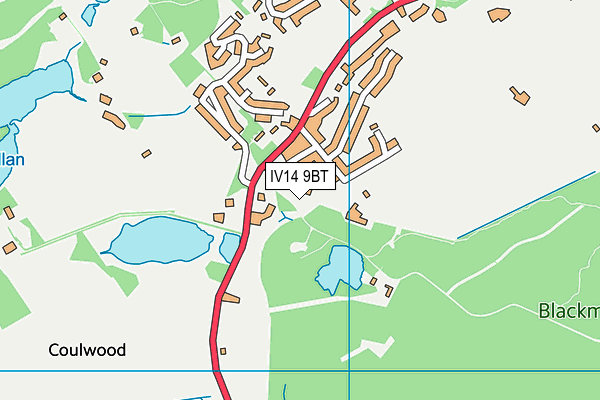 IV14 9BT map - OS VectorMap District (Ordnance Survey) IV14 9BT map - OS VectorMap District (Ordnance Survey)