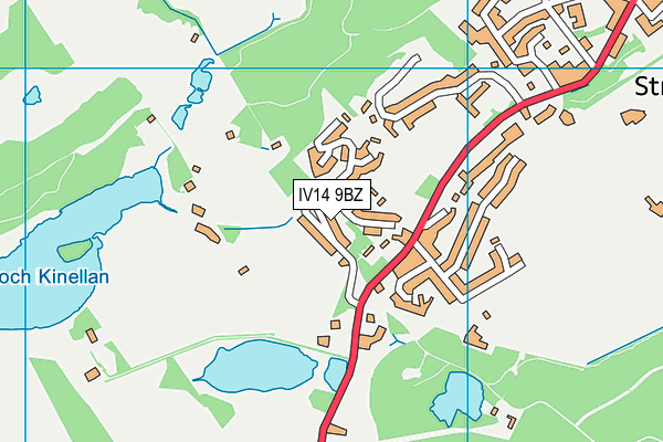 IV14 9BZ map - OS VectorMap District (Ordnance Survey) IV14 9BZ map - OS VectorMap District (Ordnance Survey)