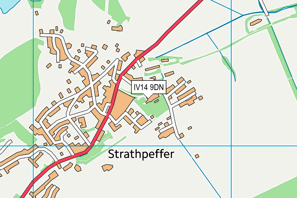 IV14 9DN map - OS VectorMap District (Ordnance Survey) IV14 9DN map - OS VectorMap District (Ordnance Survey)