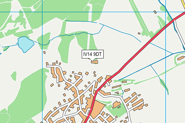 IV14 9DT map - OS VectorMap District (Ordnance Survey) IV14 9DT map - OS VectorMap District (Ordnance Survey)