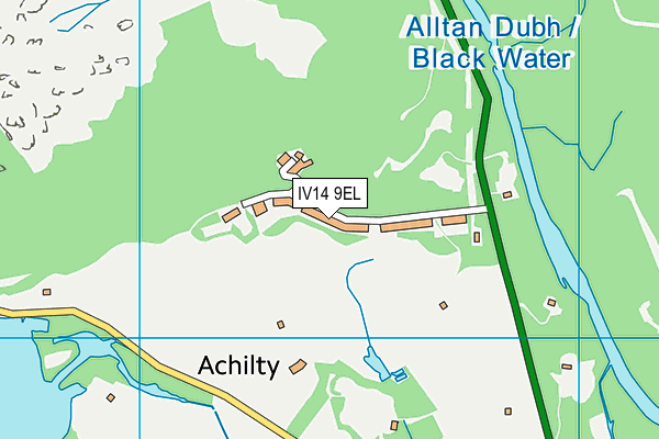 IV14 9EL map - OS VectorMap District (Ordnance Survey) IV14 9EL map - OS VectorMap District (Ordnance Survey)