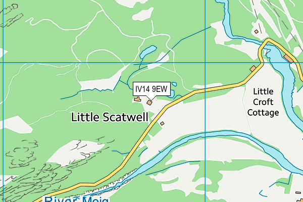 IV14 9EW map - OS VectorMap District (Ordnance Survey) IV14 9EW map - OS VectorMap District (Ordnance Survey)