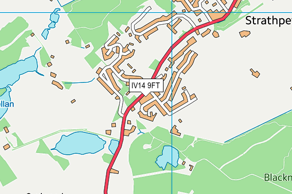 IV14 9FT map - OS VectorMap District (Ordnance Survey) IV14 9FT map - OS VectorMap District (Ordnance Survey)