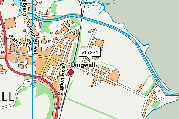 IV15 9GY map - OS VectorMap District (Ordnance Survey) IV15 9GY map - OS VectorMap District (Ordnance Survey)