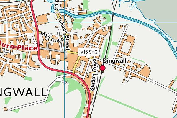 IV15 9HG map - OS VectorMap District (Ordnance Survey) IV15 9HG map - OS VectorMap District (Ordnance Survey)