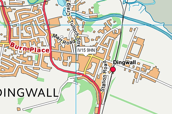 IV15 9HN map - OS VectorMap District (Ordnance Survey) IV15 9HN map - OS VectorMap District (Ordnance Survey)