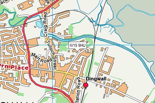 IV15 9HU map - OS VectorMap District (Ordnance Survey) IV15 9HU map - OS VectorMap District (Ordnance Survey)