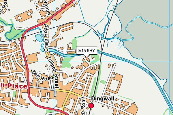 IV15 9HY map - OS VectorMap District (Ordnance Survey) IV15 9HY map - OS VectorMap District (Ordnance Survey)