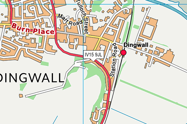 IV15 9JL map - OS VectorMap District (Ordnance Survey) IV15 9JL map - OS VectorMap District (Ordnance Survey)